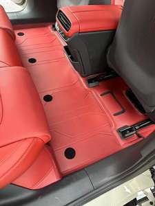 Tapis de sol de voiture de luxe haut de gamme en cuir écologique antidérapant et imperméable, sur mesure pour la Série 1, protection toutes saisons, ensemble complet - Product Image 5