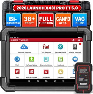 LAUNCH X431 PRO TT ELITE Herramienta de Diagnóstico Automotriz de Sistema Completo, Escáner OBD2 con Soporte CANFD y FCA, Más de 38 Funciones de Reinicio para Vehículos de 12V - Product Image 1
