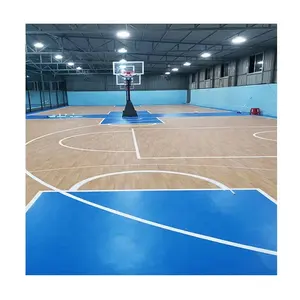 Spot Basketball halle PVC Boden Gummi Indoor Kinder körperliche Fitness Basketball Bodenbelag Sportplatz Fliesen