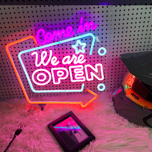 Comeim Weane Open <b>LED</b> Neon Signs for Home Mall Hotels Companies-Touch Control Wedding & Bar Decor - Product Image 2