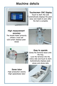 Wholesale SR-405 Automatic Horizontal Tensile Testing Machine 100kg for Wire Harness Terminal Pull-out Force <b>Strength</b> Test Bench - Product Image 2