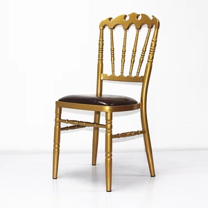 Sillas Chiavari Royal Crown de Aluminio Resistente, Estilo Noble de Castillo Francés, para Hogar, Oficina, Sala de Estar y Bodas - Product Image 4
