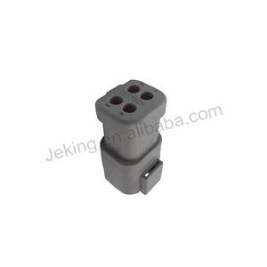Conectores Automotrices Originales y Nuevos de Jeking, 4 Vías, Grises, con Tapa, DTP04-4P-E003 - Product Image 2