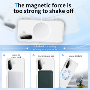 Coque de téléphone hybride 2 en 1 TPU <span class=keywords><strong>PC</strong></span> ultra résistante avec anneau magnétique 360° et protection intégrale pour Samsung Galaxy A17 5G - Product Image 5