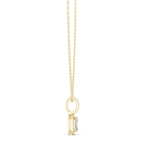 Pendentif en diamant cultivé en laboratoire certifié de qualité supérieure en or, bijoux fins élégants de créateur, cadeau de mode - Product Image 2