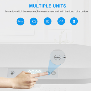 좋은 가격 가정용 <span class=keywords><strong>40kg</strong></span> 신생아 반려동물 겸용 신장 측정 디지털 유아용 체중계 아기 저울 - Product Image 5