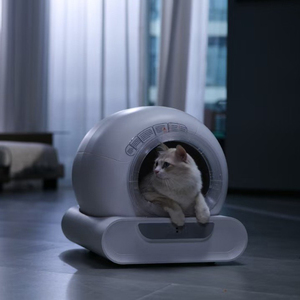 Ứng Dụng/Màn Hình Cảm Ứng Điều Khiển Mèo Tự Động Tự Làm Sạch Hộp Rác 65L Không Gian 9L Chất Thải Bin Thông Minh Mèo Nhà Vệ Sinh Tự Động Tự Làm Sạch - Product Image 5