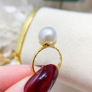 ชุดอุปกรณ์ทำเครื่องประดับมุกเงินแท้ S925 รุ่น 9321 พร้อมมุกเม็ดเดี่ยว ฐานเปล่า จี้ทองแฟชั่น เครื่องประดับเงิน พร้อมอุปกรณ์ต่างหู - Product Image 1