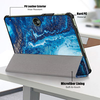 Étui de protection pour tablette intelligente en cuir PU de luxe 11,35 pouces pour Oppo Pad Neo 2023, One Plus Pad Go, OnePlus Pad Air 2