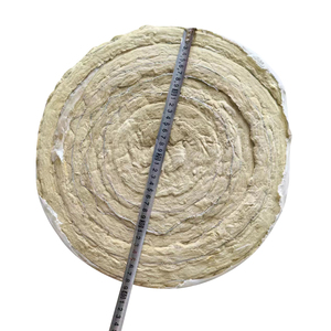 Laine minérale isolante thermique 50 kg/m3 100 mm, laine de roche ignifuge, couverture en maille métallique - Product Image 4
