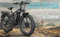 Motor de bicicleta eléctrica de montaña de 48V y 2000W, suspensión de motor eléctrico, bicicletas eléctricas dedicadas, batería de litio electrónica, conducción todoterreno