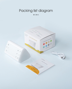 Sveglia con Rumore Bianco e Altoparlante Intelligente, Dispositivo Terapeutico per l'Insonnia con Illuminazione Ambientale a 7 Colori e 35 Melodie Rilassanti - Product Image 6