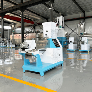 Machine d'alimentation flottante pour poisson de bonne qualité Tilapia aquatique Extrudeuse d'alimentation pour poisson-chat Machine de traitement des aliments pour animaux de compagnie - Product Image 3