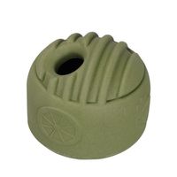 Balle de puzzle pour chien en caoutchouc vert menthe, marque privée, pour l'alimentation lente et le soutien au nettoyage des dents