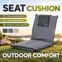 Chaise de sol inclinable moderne Hangrui avec support dorsal réglable – Fauteuil de salle à manger pliable en tissu, chaise longue paresseuse