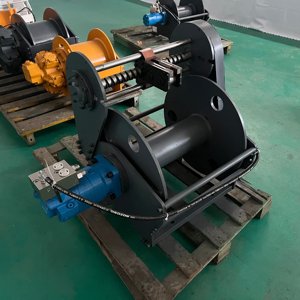 Treuil hydraulique à tambour unique 1-2-3-5 tonnes pour tracteurs ancre pelle <span class=keywords><strong>crevette</strong></span> bateau filet de pêche - Product Image 1