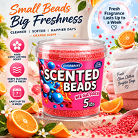Perles de parfum pour lessive en vrac de 2,3 kg (5 lb) en seau, OEM ODM, étiquette privée personnalisée, parfum longue durée