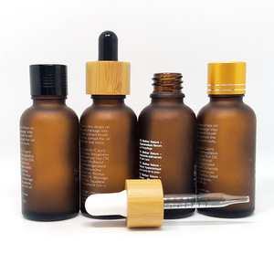 Emballage cosmétique, flacon en verre transparent à dégradé violet, 30 ml, 60 ml, flacon compte-gouttes en verre de luxe avec logo personnalisé pour sérum, huile - Product Image 5