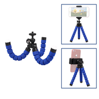 Support de téléphone trépied pieuvre en gros avec clip de fixation, léger, flexible, pour appareil photo, éponge, télécommande selfie