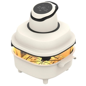 <span class=keywords><strong>Freidora</strong></span> <span class=keywords><strong>de</strong></span> <span class=keywords><strong>Aire</strong></span> Eléctrica Multifuncional Saludable <span class=keywords><strong>de</strong></span> 4.5L con Recipiente <span class=keywords><strong>de</strong></span> Vidrio, 4 en 1, Portátil, 1500W, Digital - Product Image 1