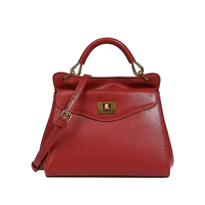 Light Luxury Girls Three-Zipper Portable Vegan Leather Professional Tote Bag Plain Style Hot Sale Fashion Simple Shoulder Bag - Product Image 1