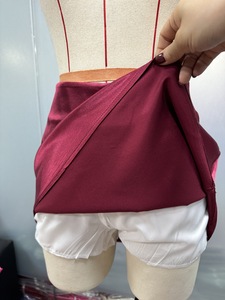 Jupe en satin plissée taille haute pour femme, coupe trapèze, avec fermeture éclair, mini-jupe courte 2026 - Product Image 2