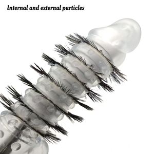 Anillo <span class=keywords><strong>de</strong></span> ojo <span class=keywords><strong>de</strong></span> cabra Nuevo Bloqueo <span class=keywords><strong>de</strong></span> esperma retardado masculino Duradero Spiked Wolfsbane Condón Productos sexuales para adultos al por mayor - Product Image 2