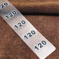 Étiquettes autocollantes personnalisées pour vêtements, étiquettes transparentes en vinyle PVC pour tailles de vêtements homme femme, étiquettes pour la taille des vêtements