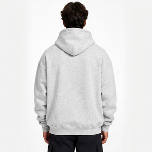 Sweat-shirt à capuche uni pour homme, en molleton, couleur unie, avec poche kangourou, décontracté, vente en gros, logo personnalisé - Product Image 3