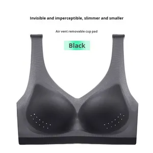 <span class=keywords><strong>Sujetador</strong></span> Deportivo Ultrafino de Nailon Estilo Gótico, <span class=keywords><strong>Sujetador</strong></span> de Seda Helada para Mujer, Personalizado, Talla Grande, Transpirable, para Pecho Grande, <span class=keywords><strong>Sujetador</strong></span> Deportivo sin Costuras para Mujer - Product Image 3