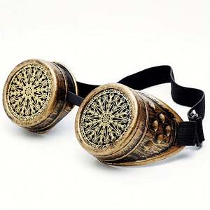 Gafas de Sol de Moda con Logotipo Personalizado, Gafas de Lujo para Hombre y Mujer, Gafas de Caleidoscopio para Cosplay, Gafas Steampunk con Remaches para Fiestas - Product Image 2