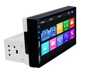 Solo 1din 7 pulgadas pantalla táctil completa 2 <span class=keywords><strong>USB</strong></span> frontal 1024X600 WinCE radio de coche bluetooths coche estéreo audio <span class=keywords><strong>video</strong></span> <span class=keywords><strong>MP5</strong></span> reproductor con FM - Product Image 1