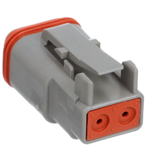 DT06-2S tự động ổ cắm <span class=keywords><strong>2</strong></span>-cách nữ kết nối với 2P pins Nylon nhà ở Deutsch DT tự động kết nối - Product Image 3