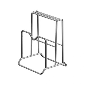 Portacuchillos de Acero Inoxidable Rectangular, Multifuncional, con Base Arqueada y Diseño Estable para Almacenamiento en la Cocina - Product Image 5