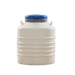 Tanque de Transporte LN2 Sellado al Vacío, Contenedor de Nitrógeno Líquido de Inseminación Artificial de Cuello Ancho de 47L, para Semen de Animales, 1 Unidad, 2 Unidades - Product Image 1
