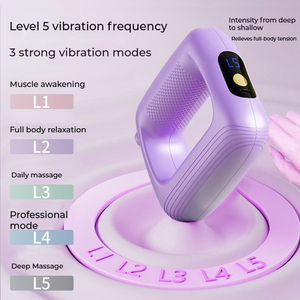 Popular Mini Magic Fascia Handheld Gym Machine Anillo de masaje de vibración barato con cinturón para uso corporal - Product Image 3