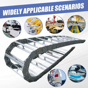 Сверхмощный промышленный стальной кабель для цепной цепи CNC Custom Carrier Protection Chains - Product Image 5