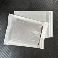 Fabrication de sacs d'emballage en cire de verre anti-graisse pour vêtements pour chaussettes et fourrure livrés en boîte de type dossier
