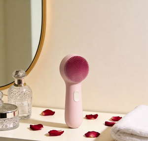 <span class=keywords><strong>Brosse</strong></span> <span class=keywords><strong>nettoyante</strong></span> faciale électrique vibrante en silicone étanche IPX7, nettoyeur de pores profond chauffant rechargeable, outil de beauté pour SPA - Product Image 3