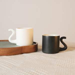 Tazze in Ceramica Raffinata con Manico in Legno, <span class=keywords><strong>Design</strong></span> Moderno per Caffè e Tè - Product Image 4