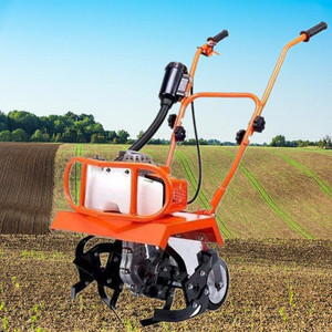 Pequeño cultivador rotativo de mano para huerto, cortacésped eléctrico a gasolina - Product Image 3