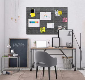 Bảng điều khiển tường Memo bảng thông báo và bảng thông báo văn phòng trang trí Acoustic cảm thấy Bảng pin bảng tường cho tường - Product Image 1