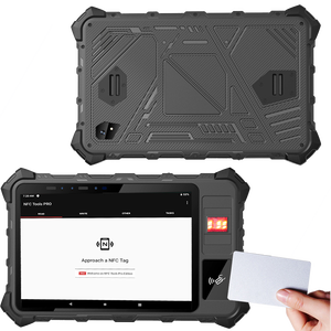 8 بوصة أندرويد 11 قرص متين قزحية العين بصمة الإصبع ماسح الباركود قارئ RFID الذكي وجه آمن - Product Image 1