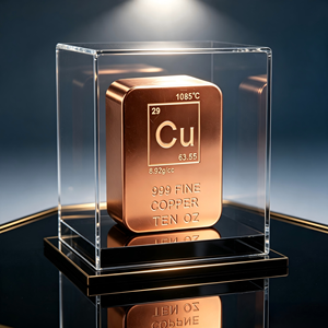 Plaque en cuivre de collection Cu, 10 oz, 999 fin, pour collection de métaux et investissement - Product Image 4