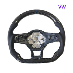 Volant de voiture multifonction pour BMW F20 F30 Volkswagen <span class=keywords><strong>Golf</strong></span> 7 7.5 Tiguan Passat Toyota Fortuner Land Cruiser en fibre de carbone - Product Image 6