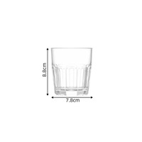 Verres élégants de restaurant en verre à vin pour vin, eau, jus, whisky, bière, spiritueux, fabriqués en PC durable pour les établissements de restauration