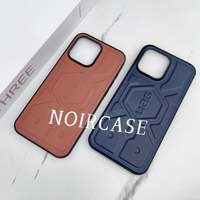 Premium cuir végétalien affaires élégant PU mince mince 2 en 1 matériel couverture de téléphone pour iPhone 12 13 14 15 16 Pro Max