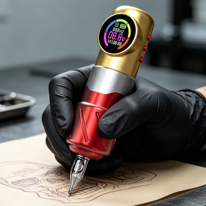 Stylo à tatouer Blazing Flame Mecha, batterie 1500Mh, machine à tatouer électrique, outil de maquillage permanent pour usage professionnel - Product Image 1