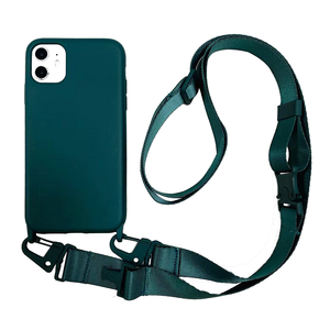 Étuis de luxe pour téléphone portable en silicone, tressés, avec <span class=keywords><strong>cordon</strong></span> plat, modulaires, étanches, antichoc et anti-UV, pour port croisé ou en bandoulière - Product Image 5