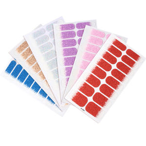 Pegatinas Brillantes para Uñas, Degradado de Color, Brillo, Envolturas Completas, Tiras de Calcomanías Autoadhesivas para Arte de Uñas para Mujeres y Niñas - Product Image 4